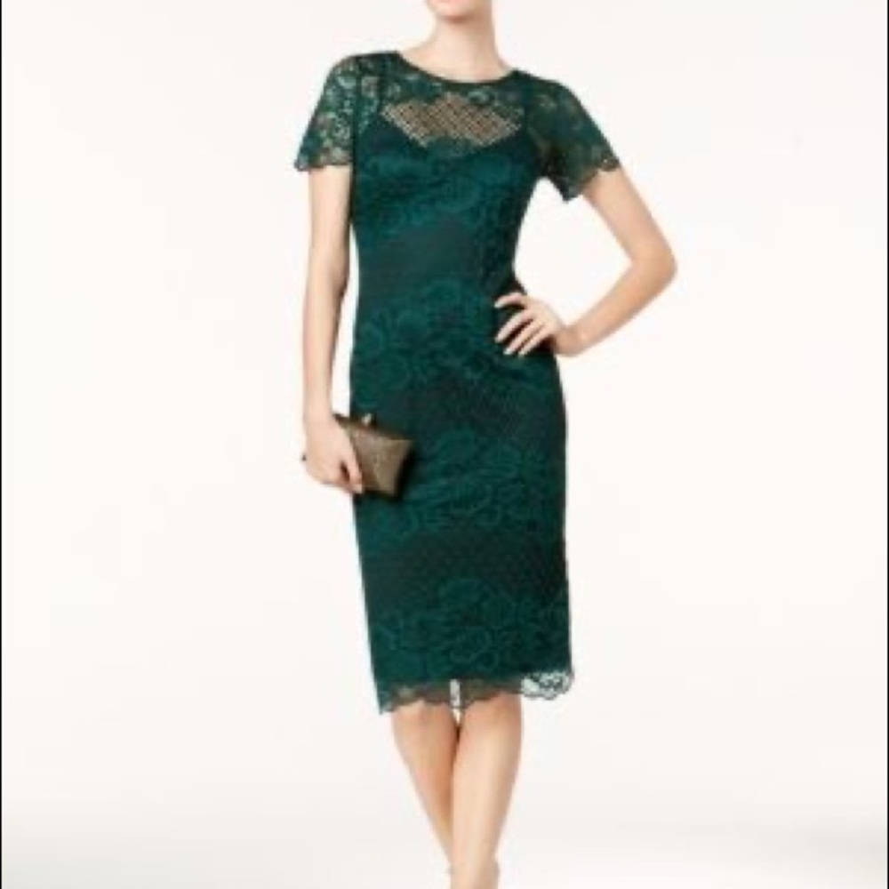 Lace Sheath midi Dress